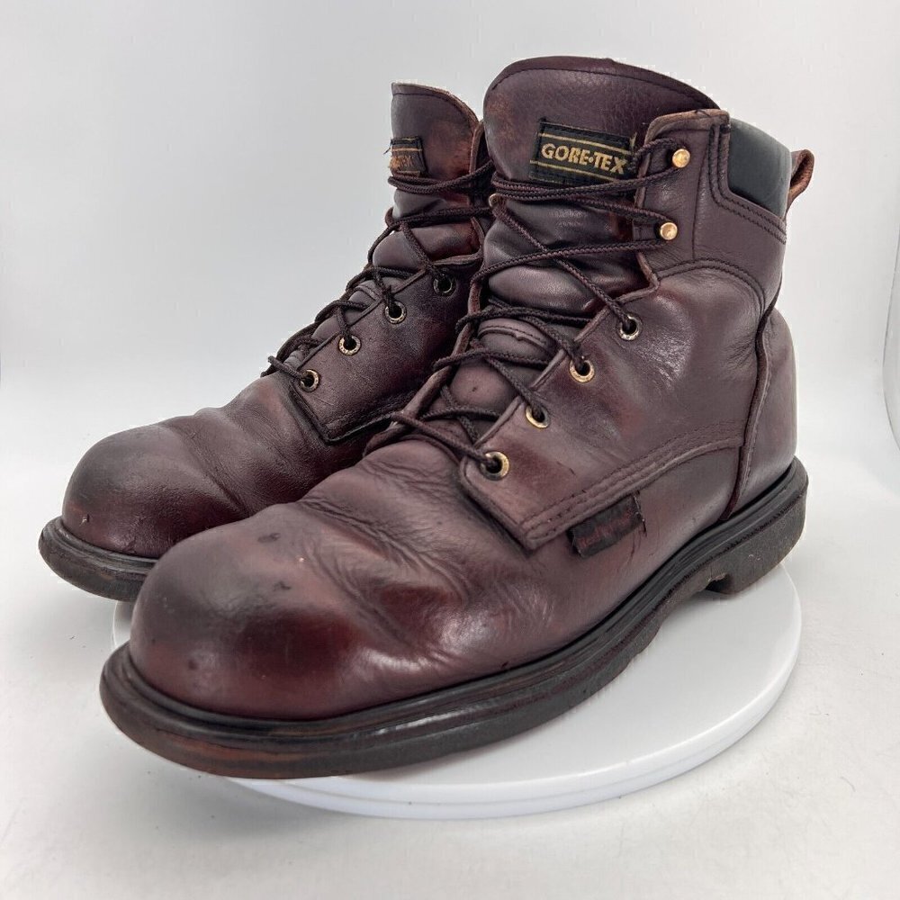 Red Wing Flex Force Waterproof Soft Toe Men Size US 11.5 EU 45 Work Boot Brown